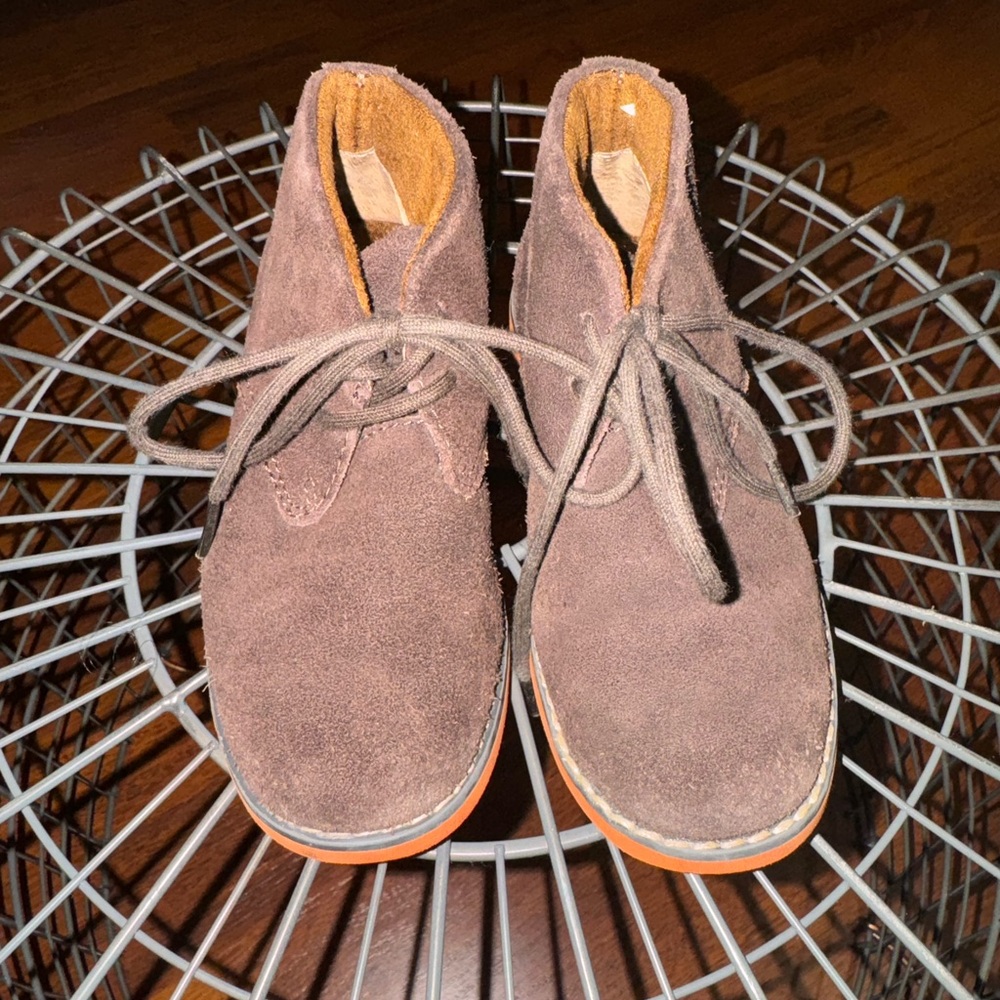 Kids Florsheim Genuine Suede Boots